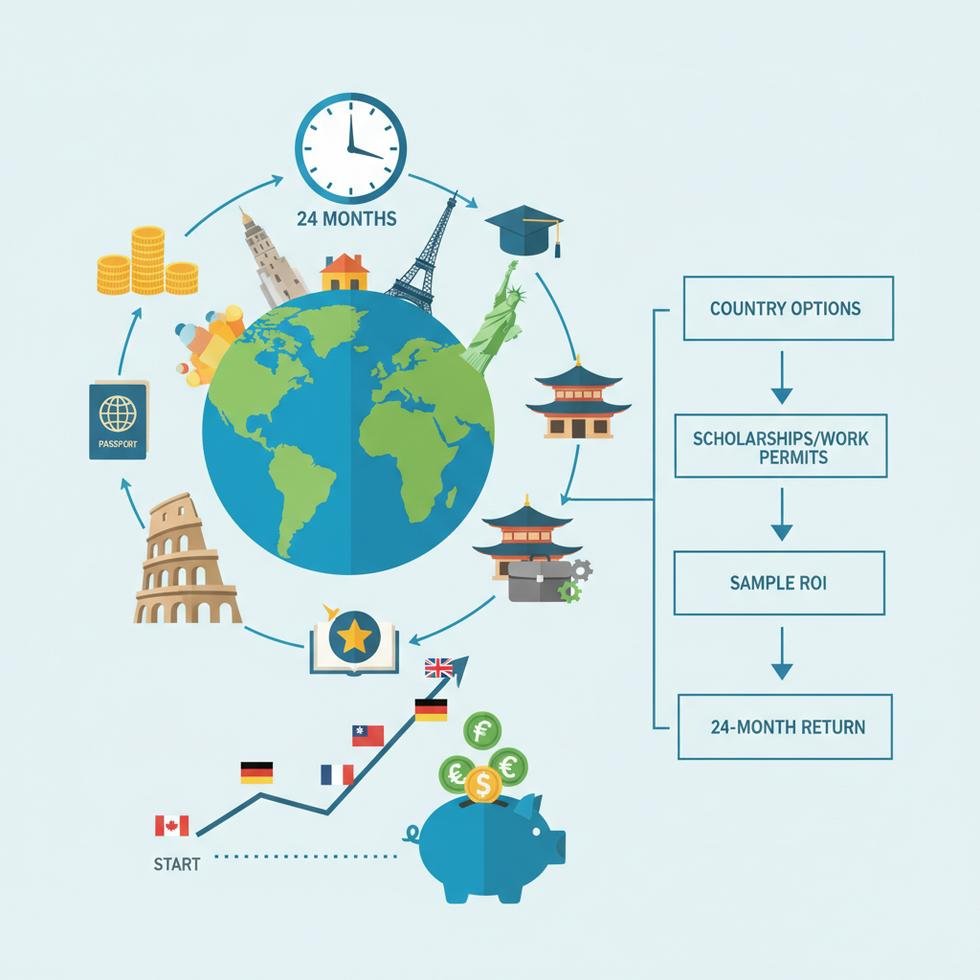 Yurtdışı eğitimde geri dönüş süreci finansal planlama grafiği