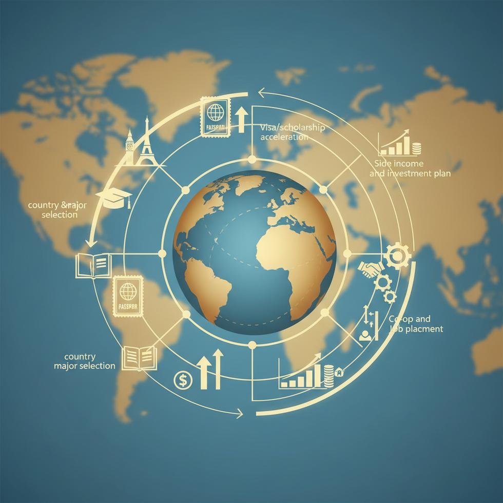 Yurtdışında eğitimle servet planı rehberi grafik ve planlama