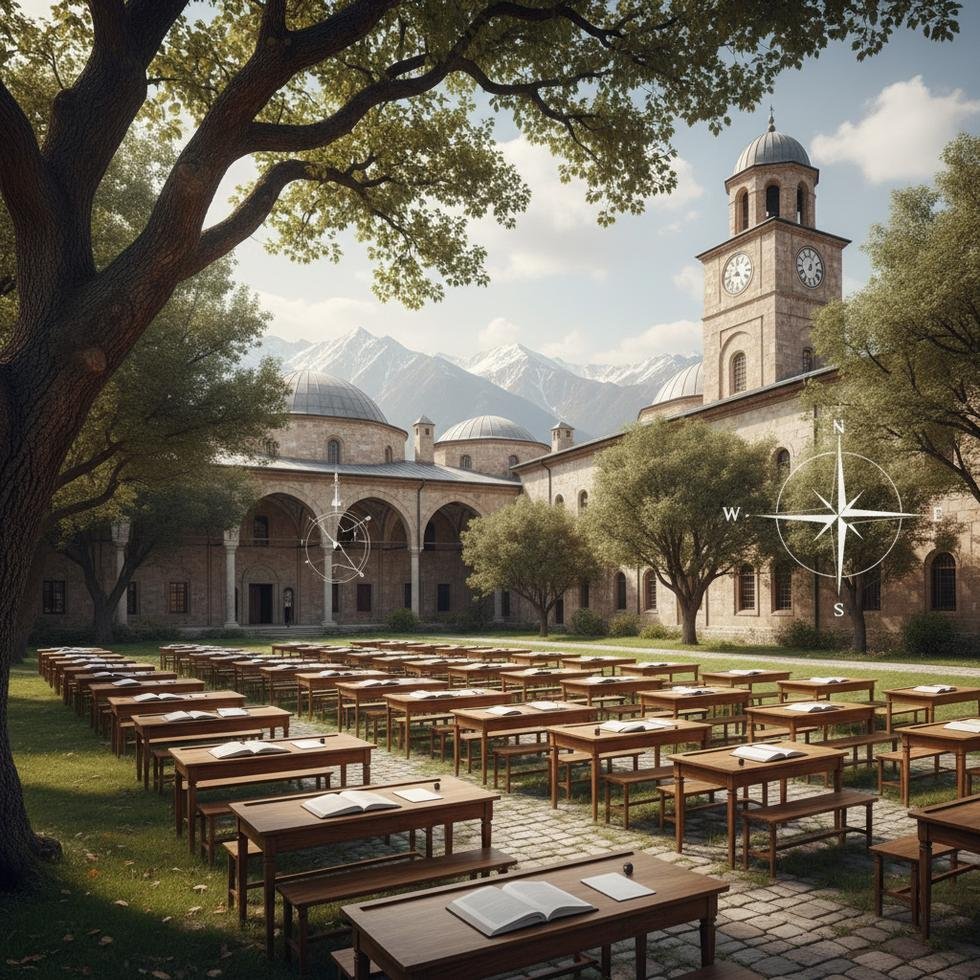 Türkiye'de askeri giriş sınavına giren öğrenciler.