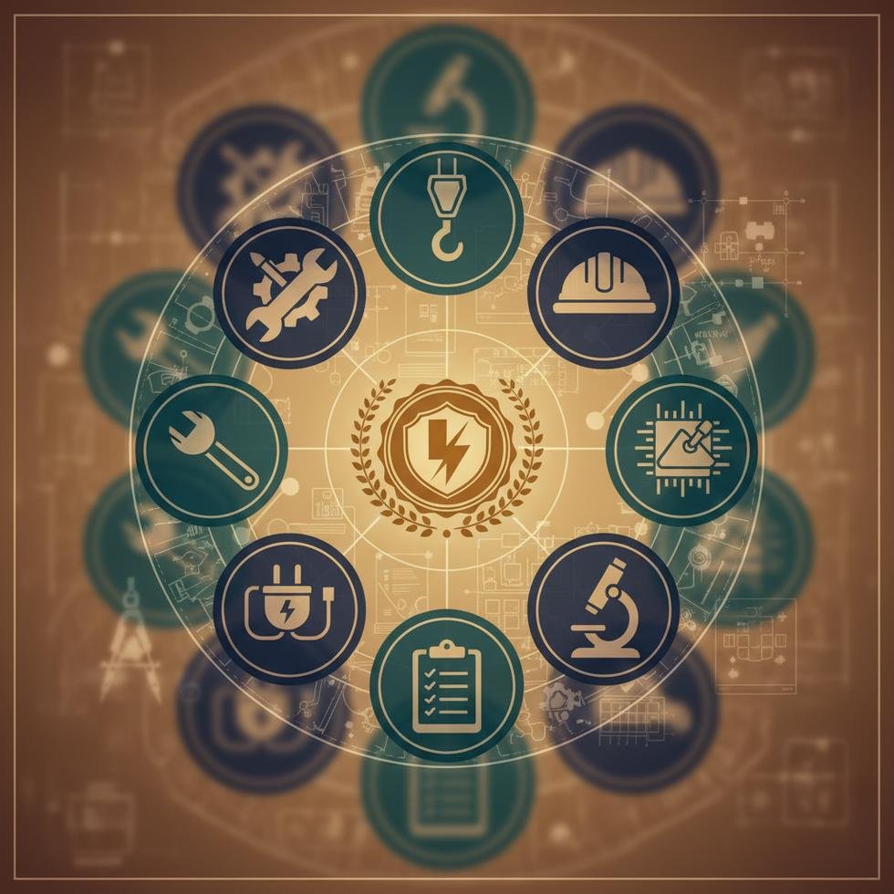 40 meslek dalı için yetki belgesi sonrasında çalışan bir teknisyen.