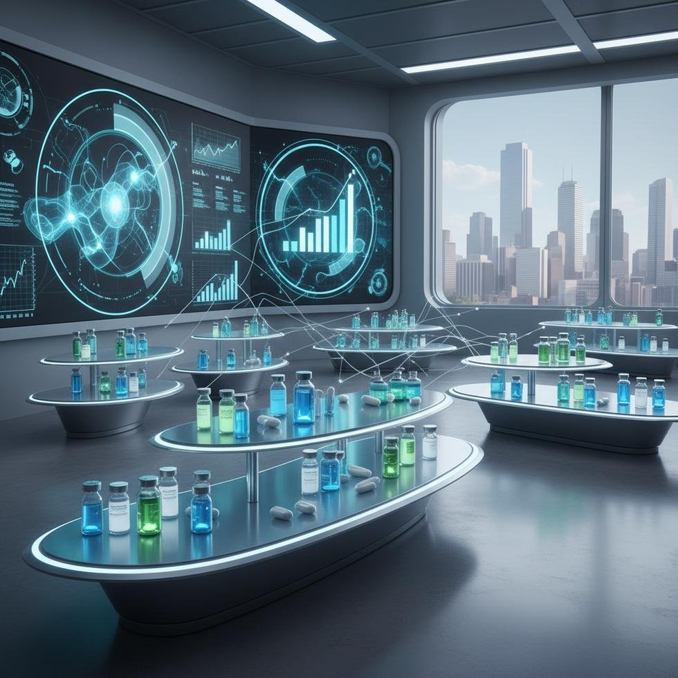 ABD'de ağırlık kaybetme ilaçlarının sergilendiği bir eczane.