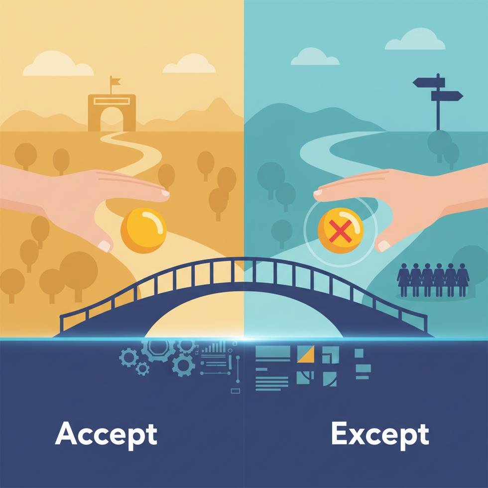 Accept ve Except kelimelerinin farkları ve kullanımları üzerine bir rehber