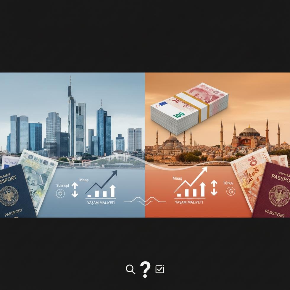 Almanya ve Türkiye arasında maaş, yaşam maliyeti ve vize karşılaştırması