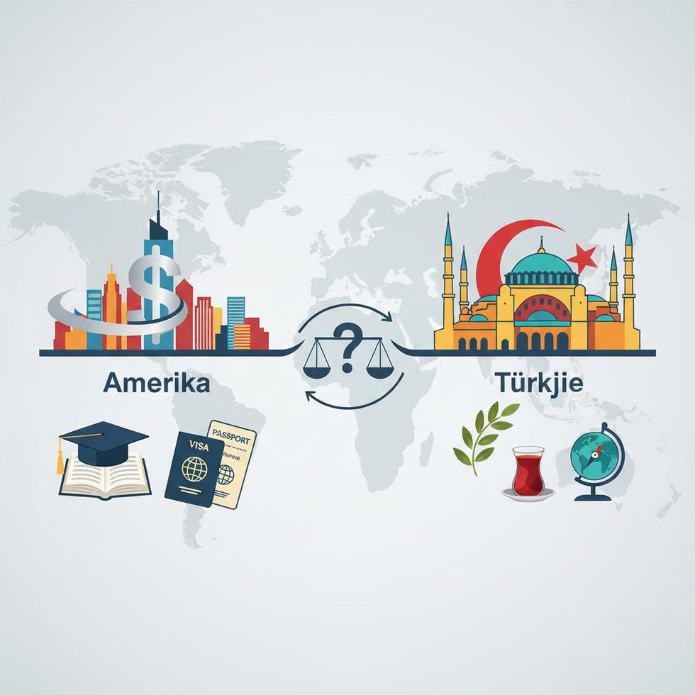 Amerika ve Türkiye yaşam, maaş ve eğitim karşılaştırması