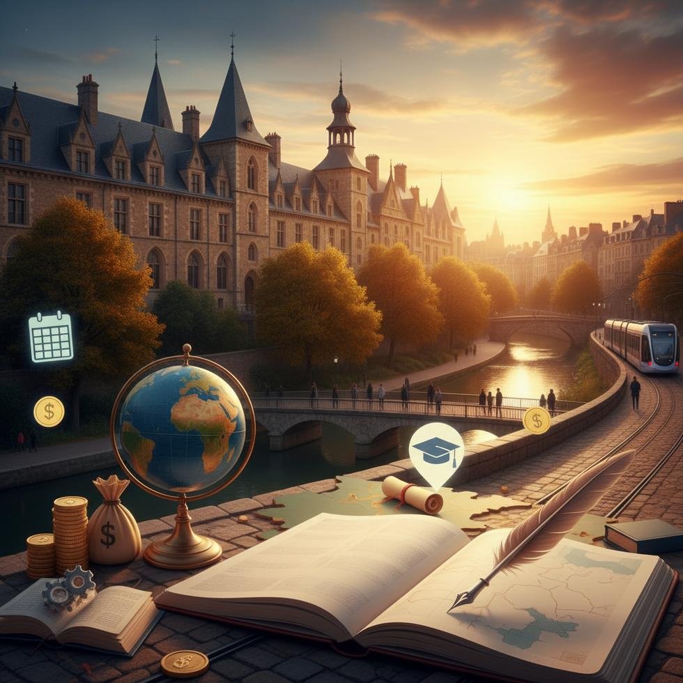 Angers kentinde üniversite kampüsü ve öğrenci yaşamı