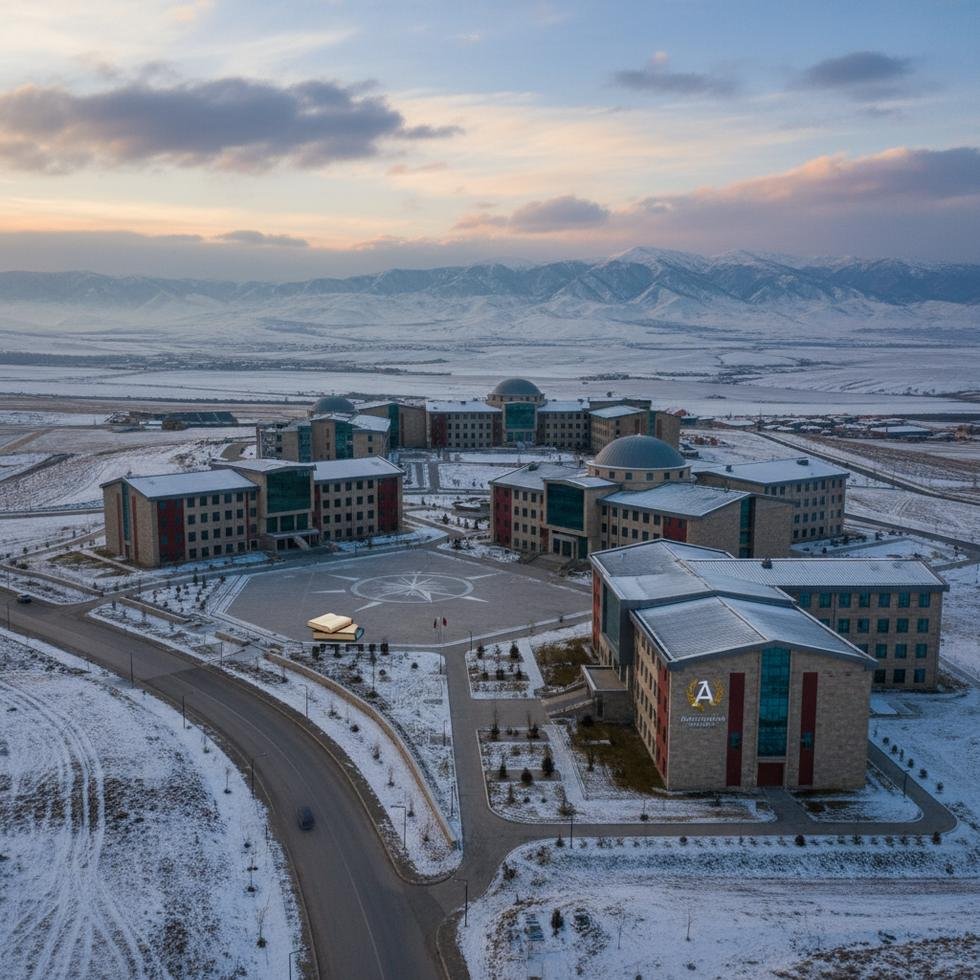 Ardahan Üniversitesi kampüsü ve öğrenciler