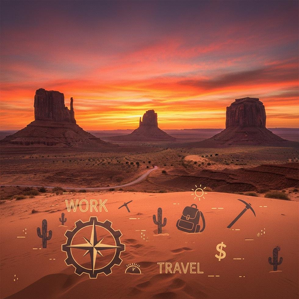 Arizona eyaletinde Work and Travel programında çalışan gençler