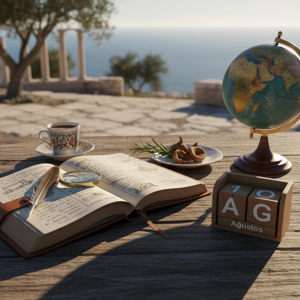 August ayının Türkçesi ve İngilizce okunuşu