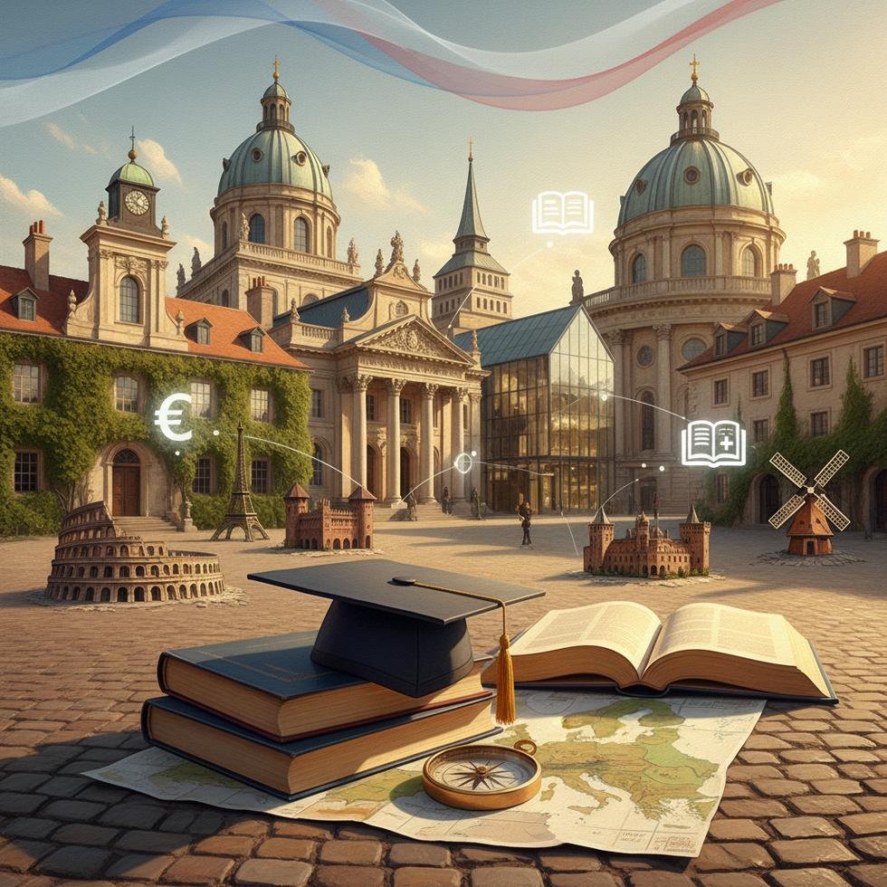 Avrupa'daki en iyi üniversitelerin kampüsleri ve eğitim ortamları
