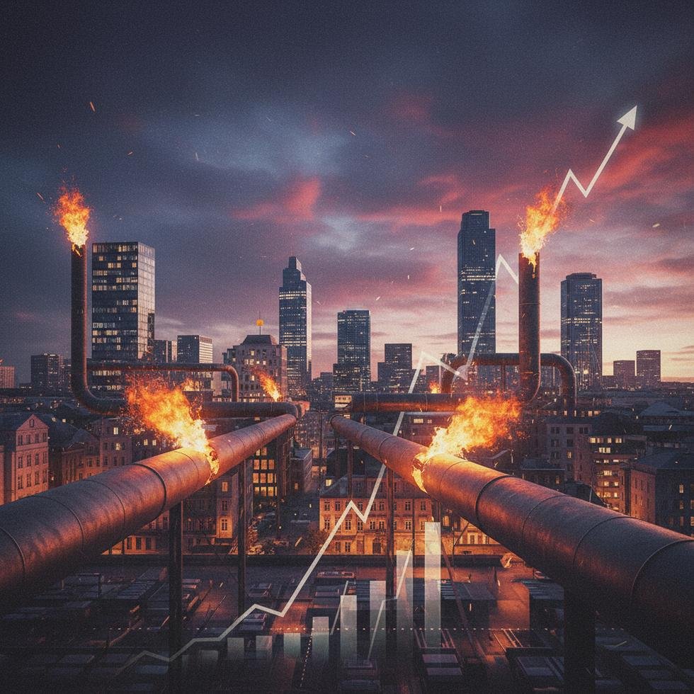 Avrupa'da enerji krizi esnasında yükselen gaz boru hatları