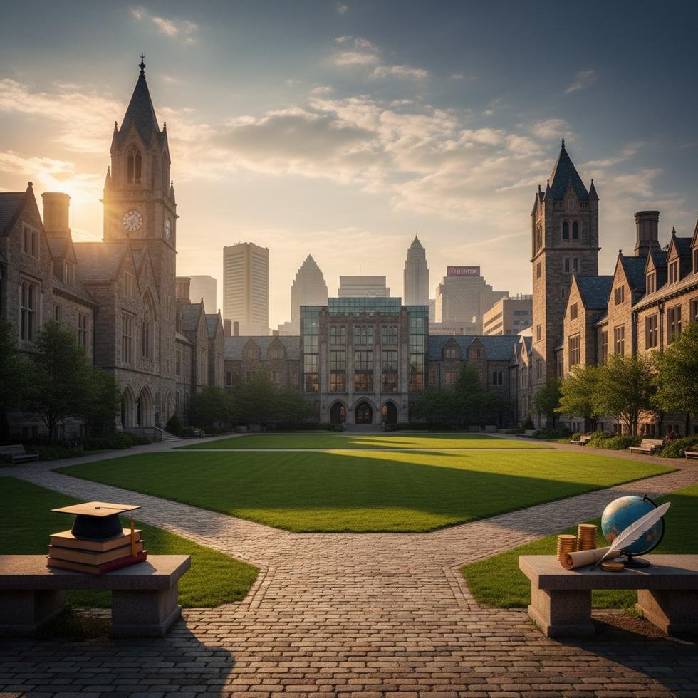 Baltimore’daki üniversiteler ve kampüs görüntüleri