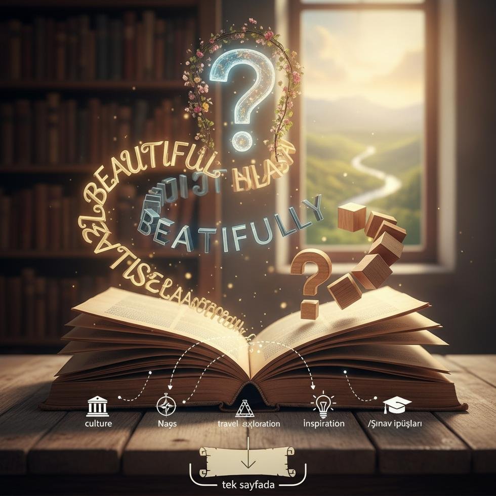 Beautiful ve beautifully kelimelerinin doğru kullanımı ile ilgili açıklamalar