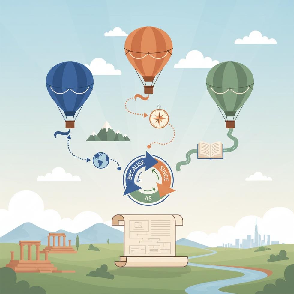 Because, Since ve As bağlaçlarının doğru kullanımı ile ilgili açıklamalar