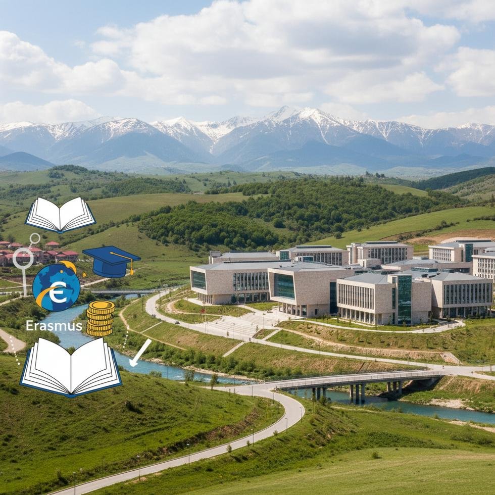 Bingöl Üniversitesi kampüs alanı ve öğrenciler