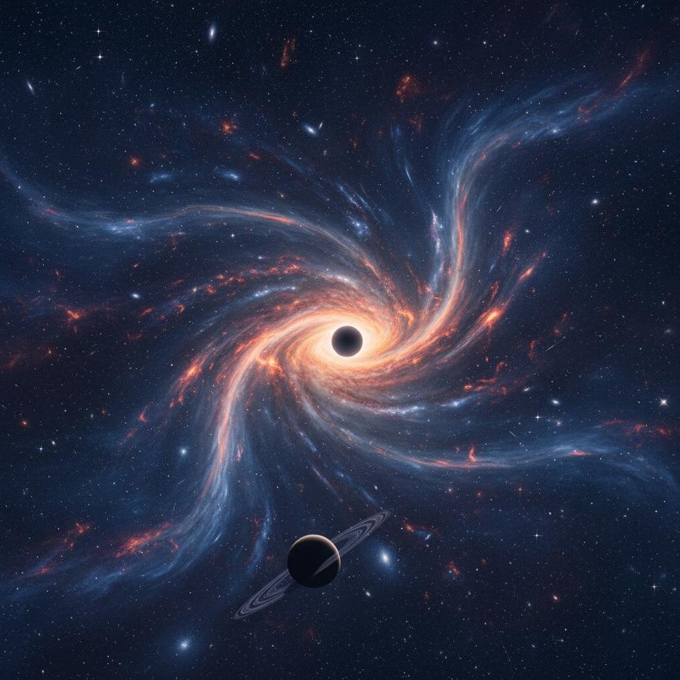 IVE Blackhole şarkısının kozmik metaforlarla analiz edilen görseli