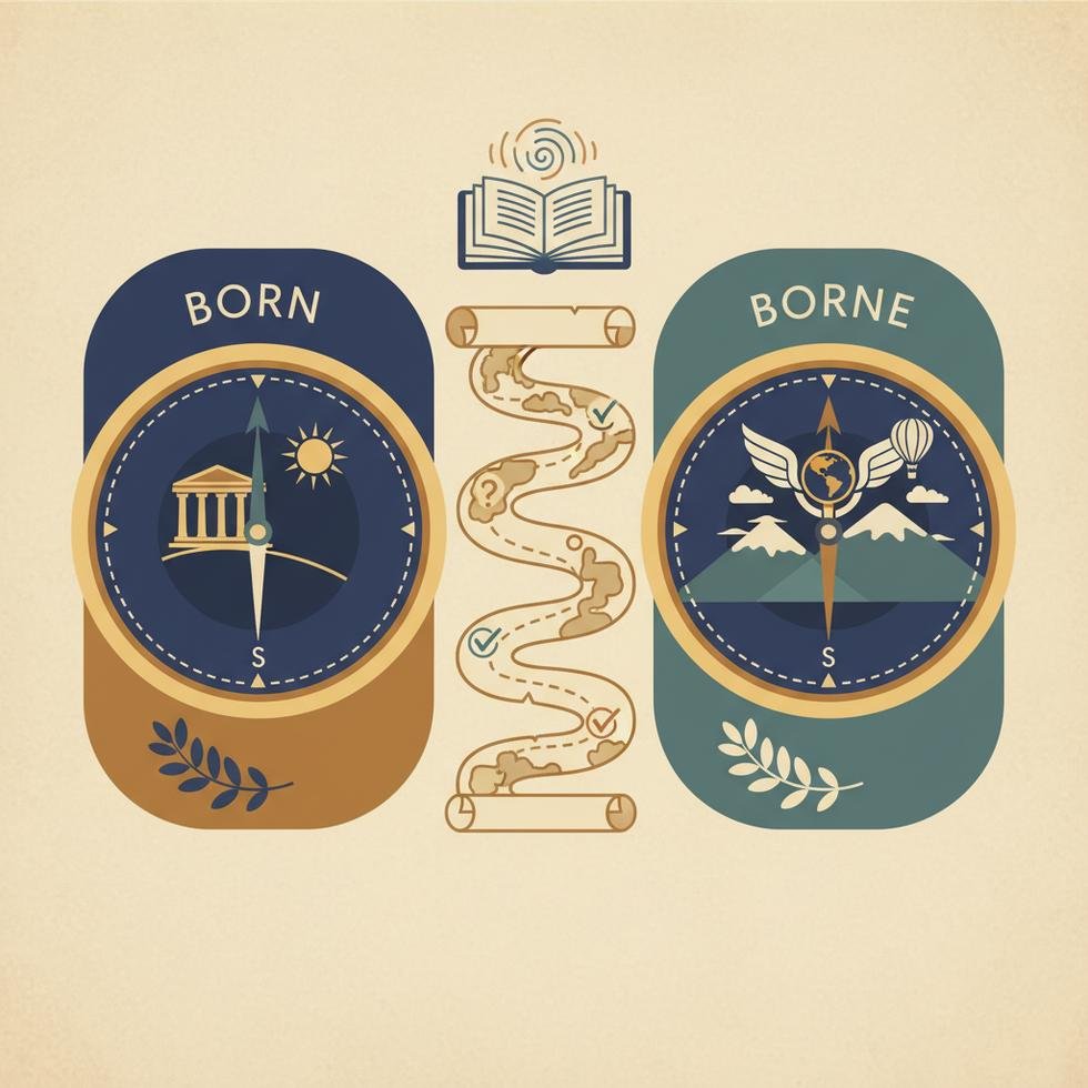 Born ve Borne kelimelerinin doğru kullanımı ile ilgili görsel