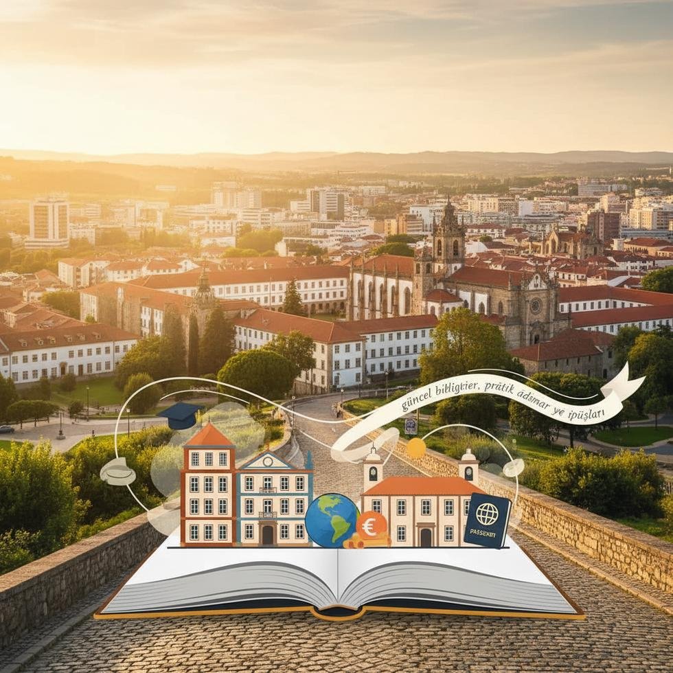 Braga'da üniversite eğitimi için önemli bilgiler sunan rehber sayfası