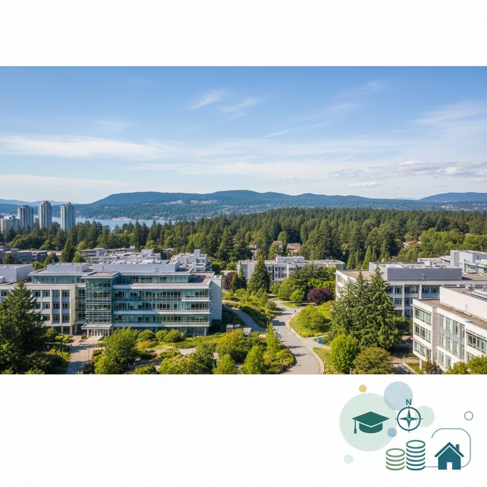 Burnaby’de üniversite kampüsü ve öğrenci yaşamı