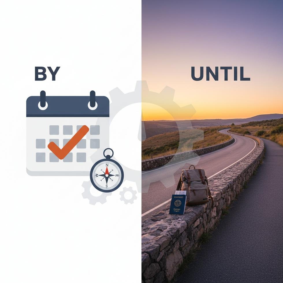 By ve Until edatlarının İngilizcede doğru kullanımı