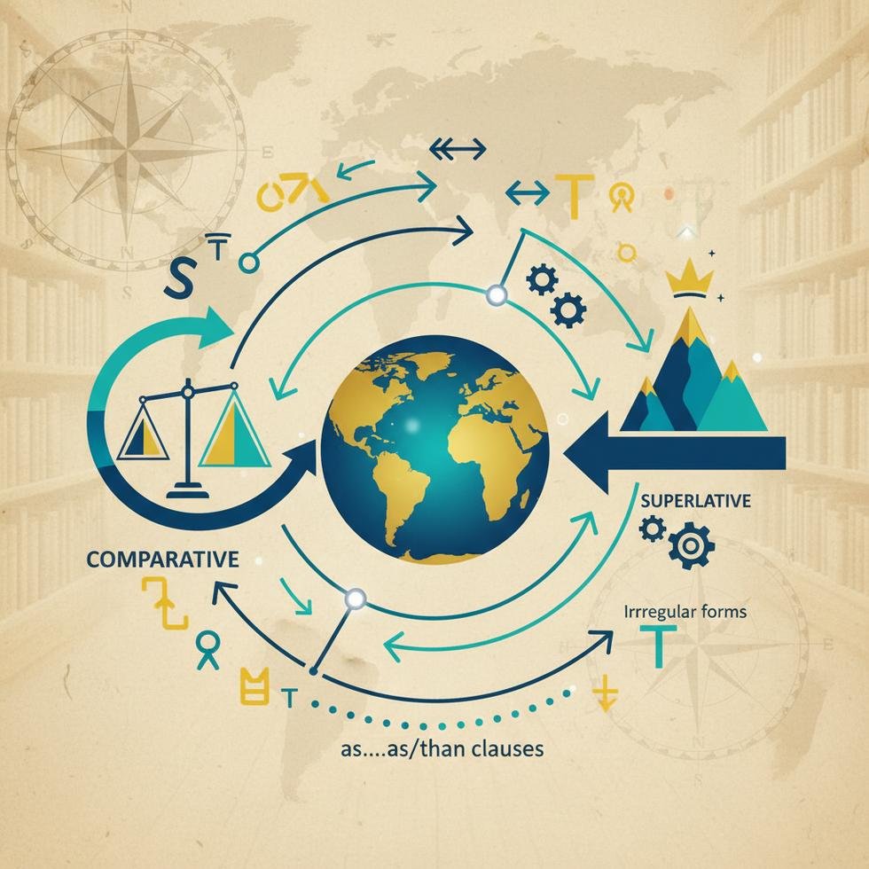 İngilizce comparative ve superlative yapılarının kuralları ve örnekleri