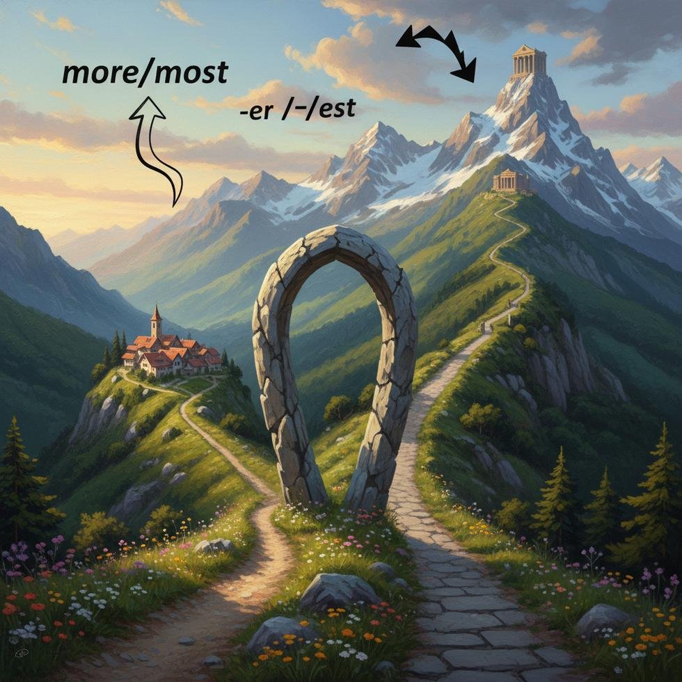 İngilizce karşılaştırma yaparken kullanılan comparative ve superlative yapıların anlatımı