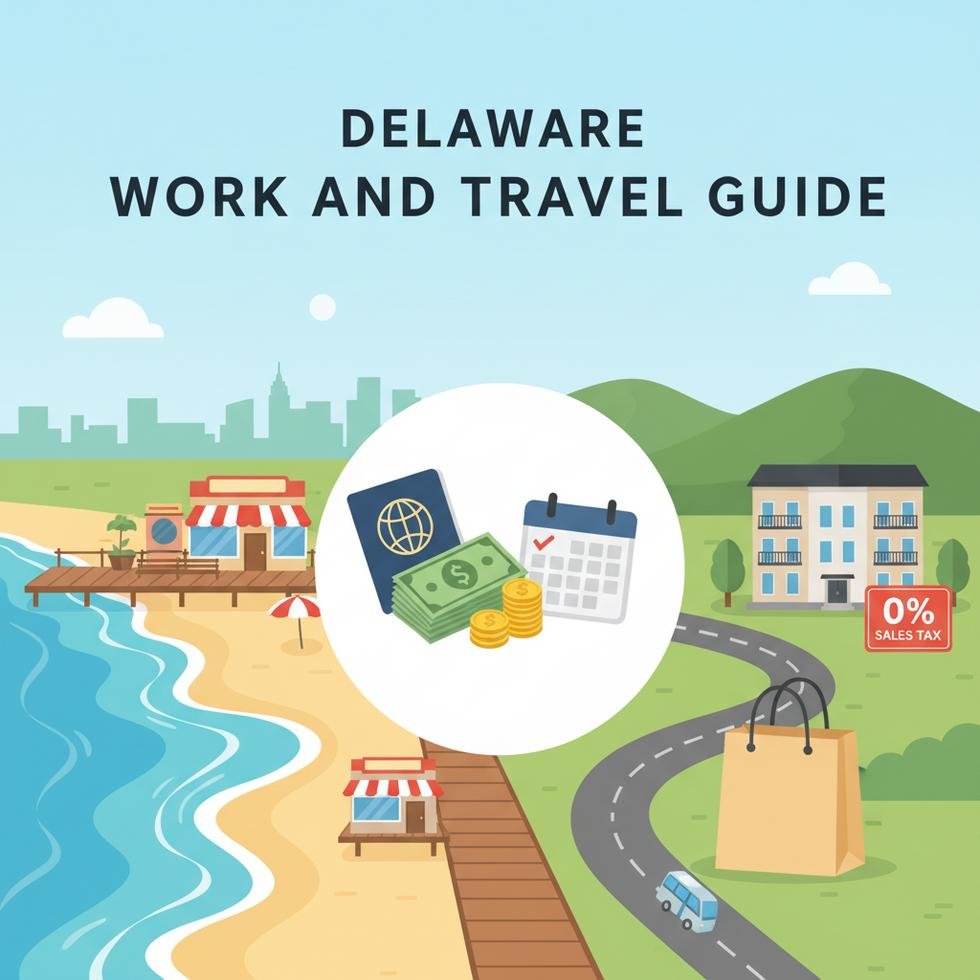 Delaware sahil etrafında iş ve konaklama rehberi