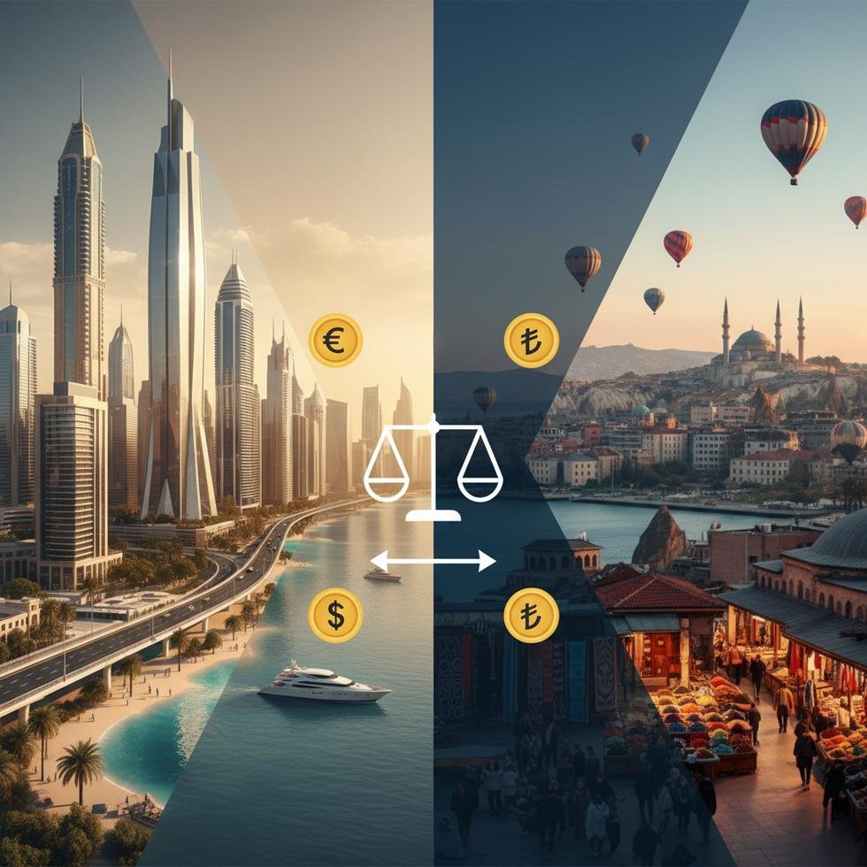 Dubai ve Türkiye arasında maaş, maliyet ve vize karşılaştırması