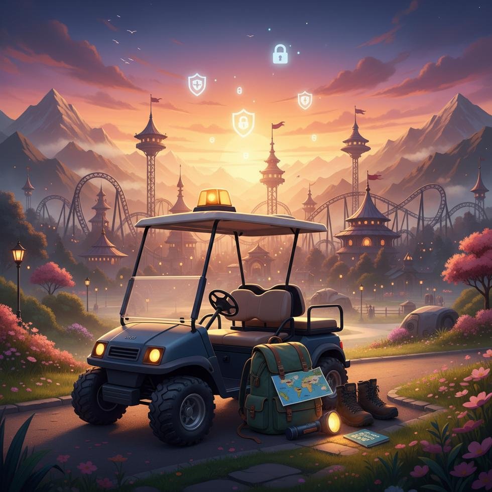 Eğlence parkında güvenlik yardımcısı çalışan genç