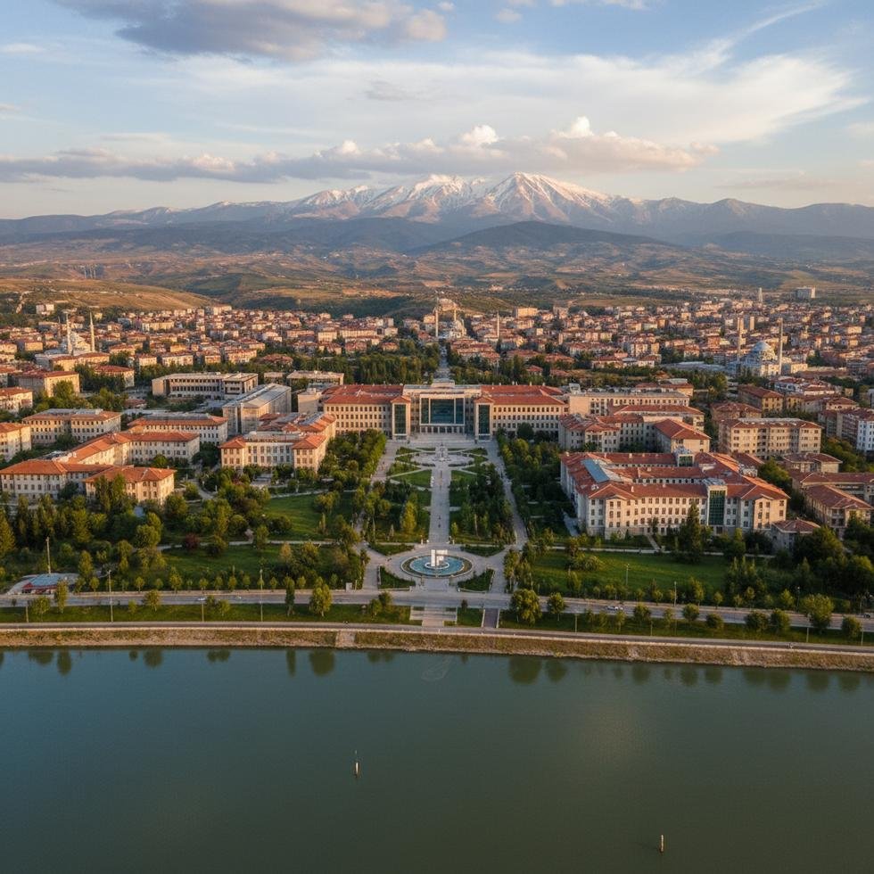 Fırat Üniversitesi kampüsünden genel görüntü