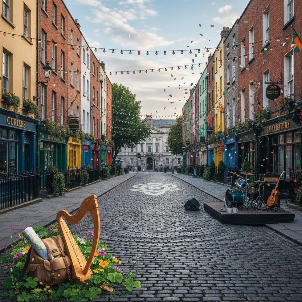 English Path Dublin kampüsü ve Dublin şehir merkezi kültürel etkinlik alanı