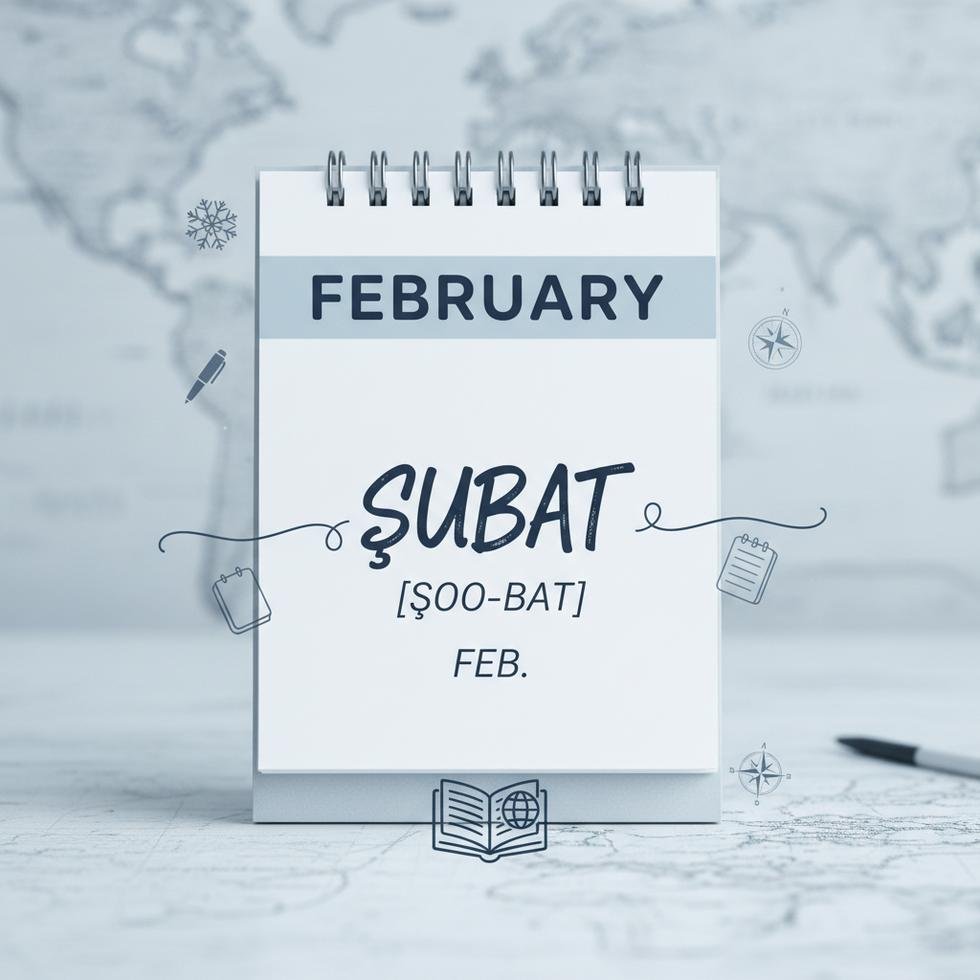 February kelimesinin Türkçesi ve doğru kullanımı hakkında bilgi