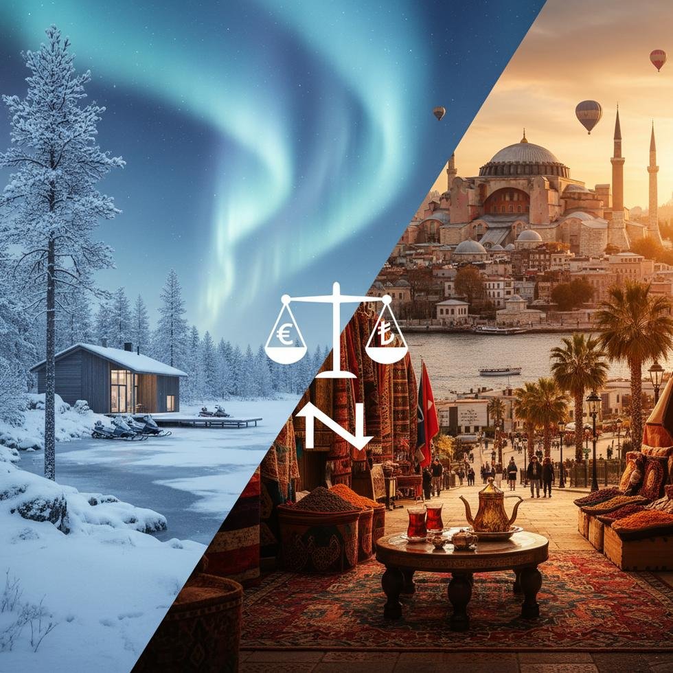 Finlandiya ve Türkiye yaşam, maliyet ve kariyer karşılaştırması