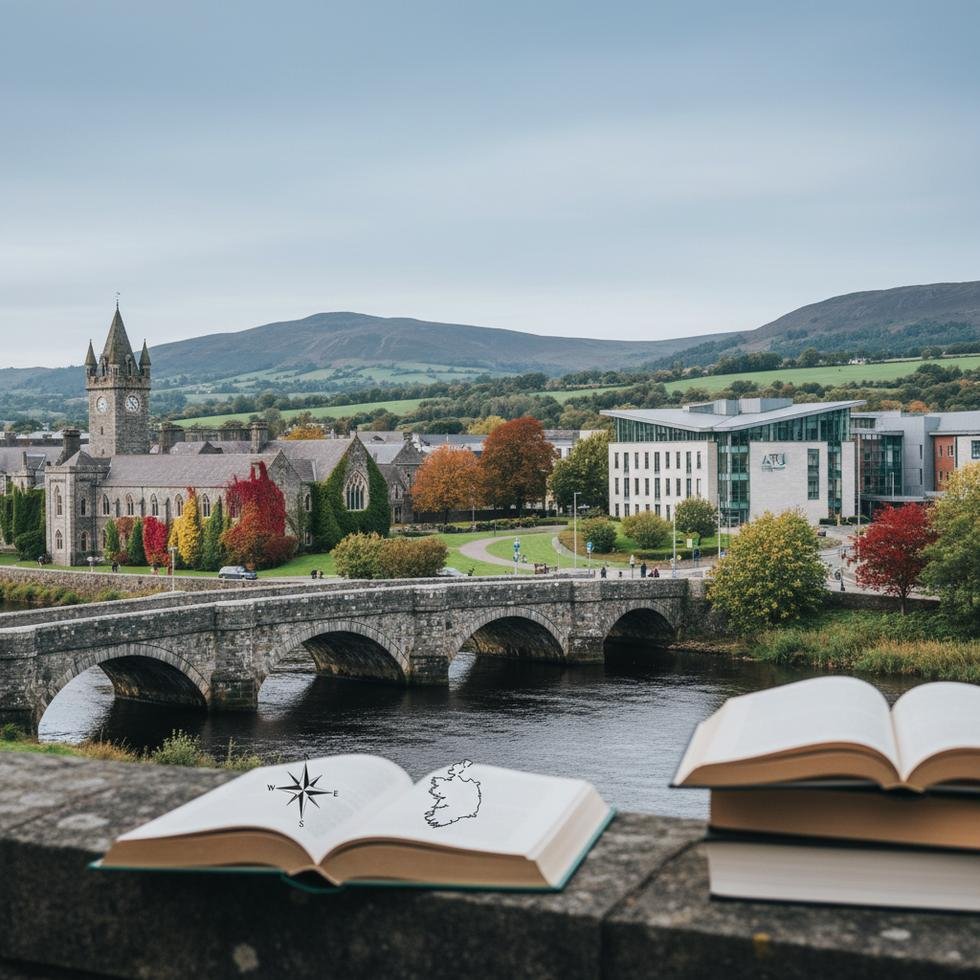 Galway kampüsü ve şehir manzarası