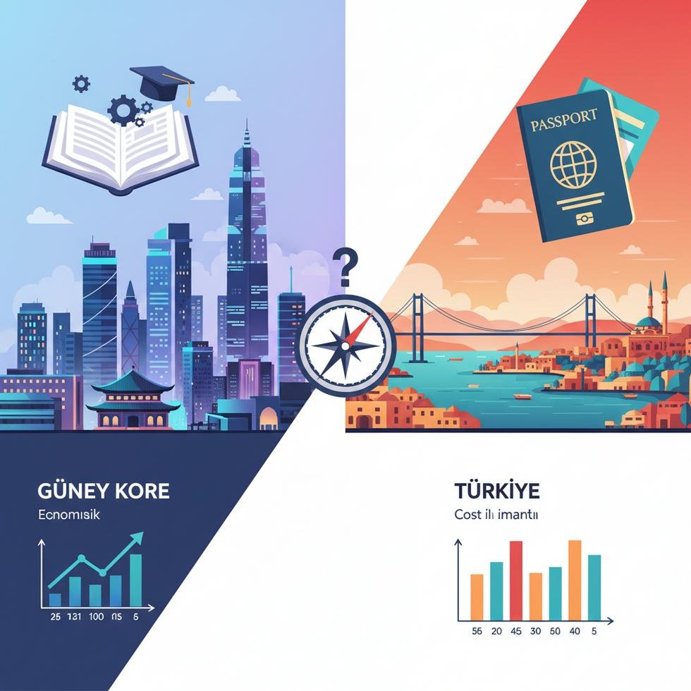 Güney Kore ve Türkiye'nin eğitim, iş ve yaşam karşılaştırması