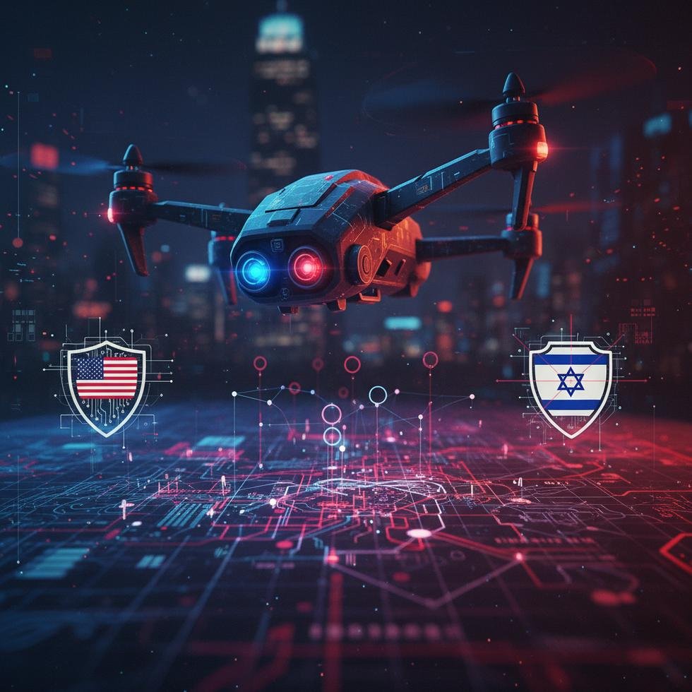 Drones and AI in a military operation