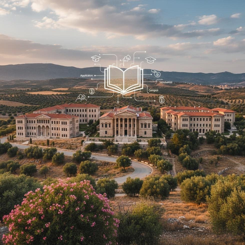 Hatay üniversiteleri kampüsünden genel görünüm