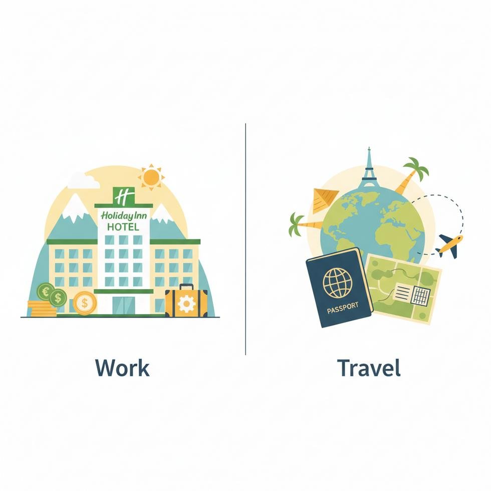 Holiday Inn’de Work and Travel programında çalışan öğrenciler