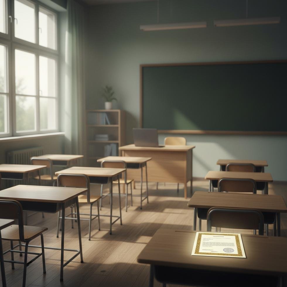 Boş bir sınıf ve sosyal politika değişikliği belgesi