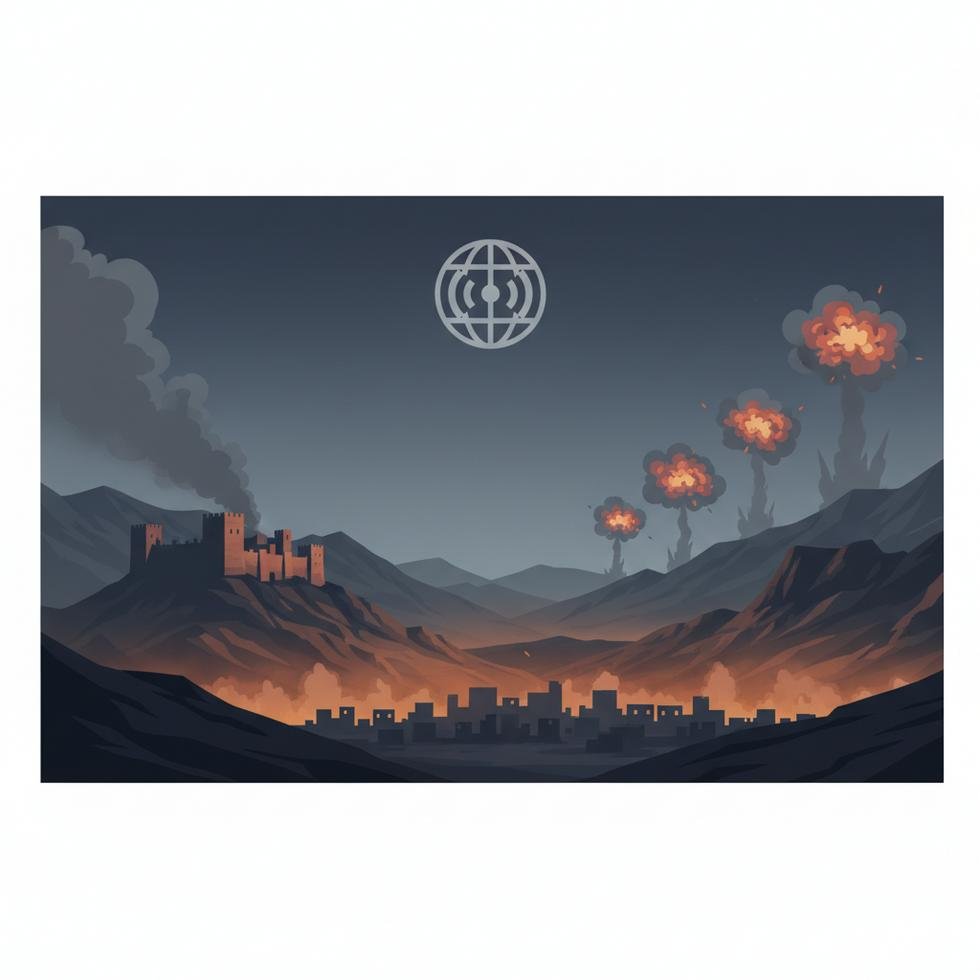 İsrail'in Lübnan'a yönelik saldırıları sonucu yaşanan yıkım.