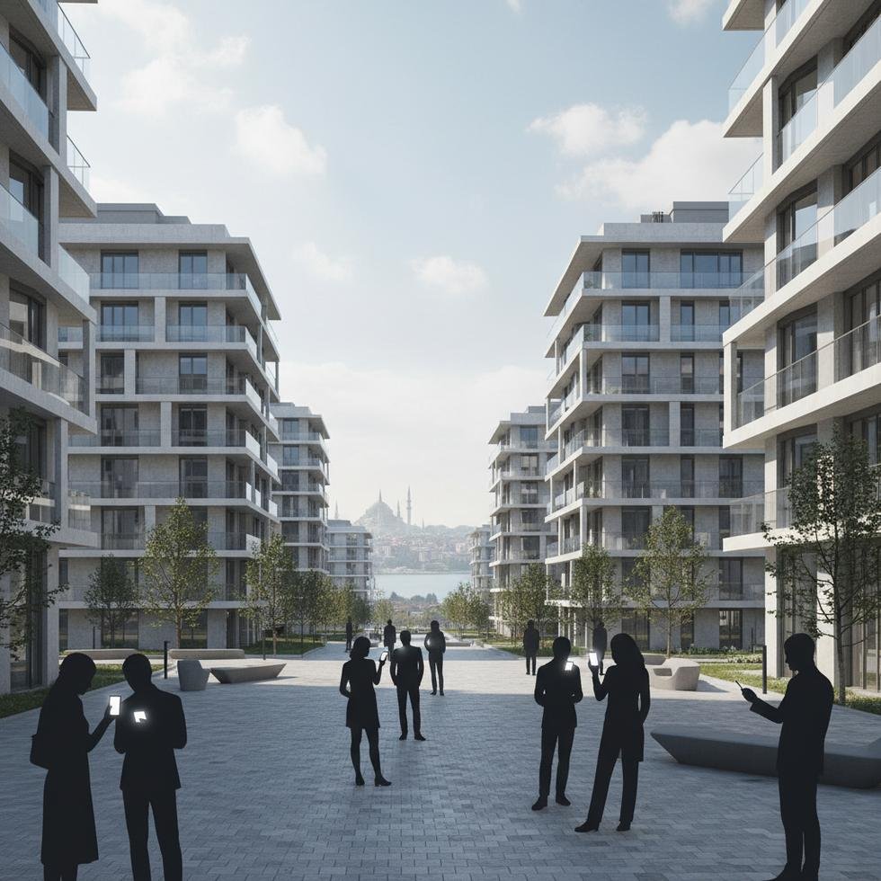 İstanbul'da TOKİ'nin sosyal konut projesi için başvuranlar listesi.