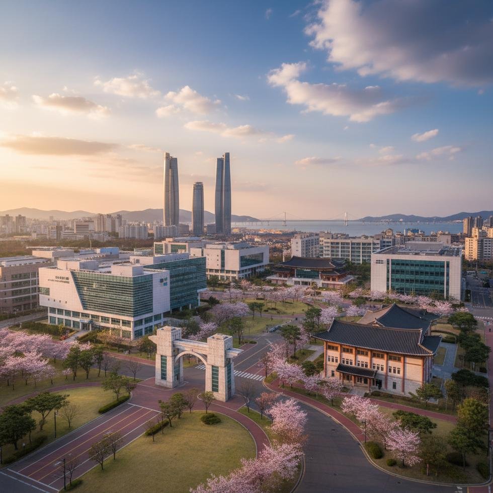 Incheon'da üniversite kampüsü ve öğrenci yaşamı