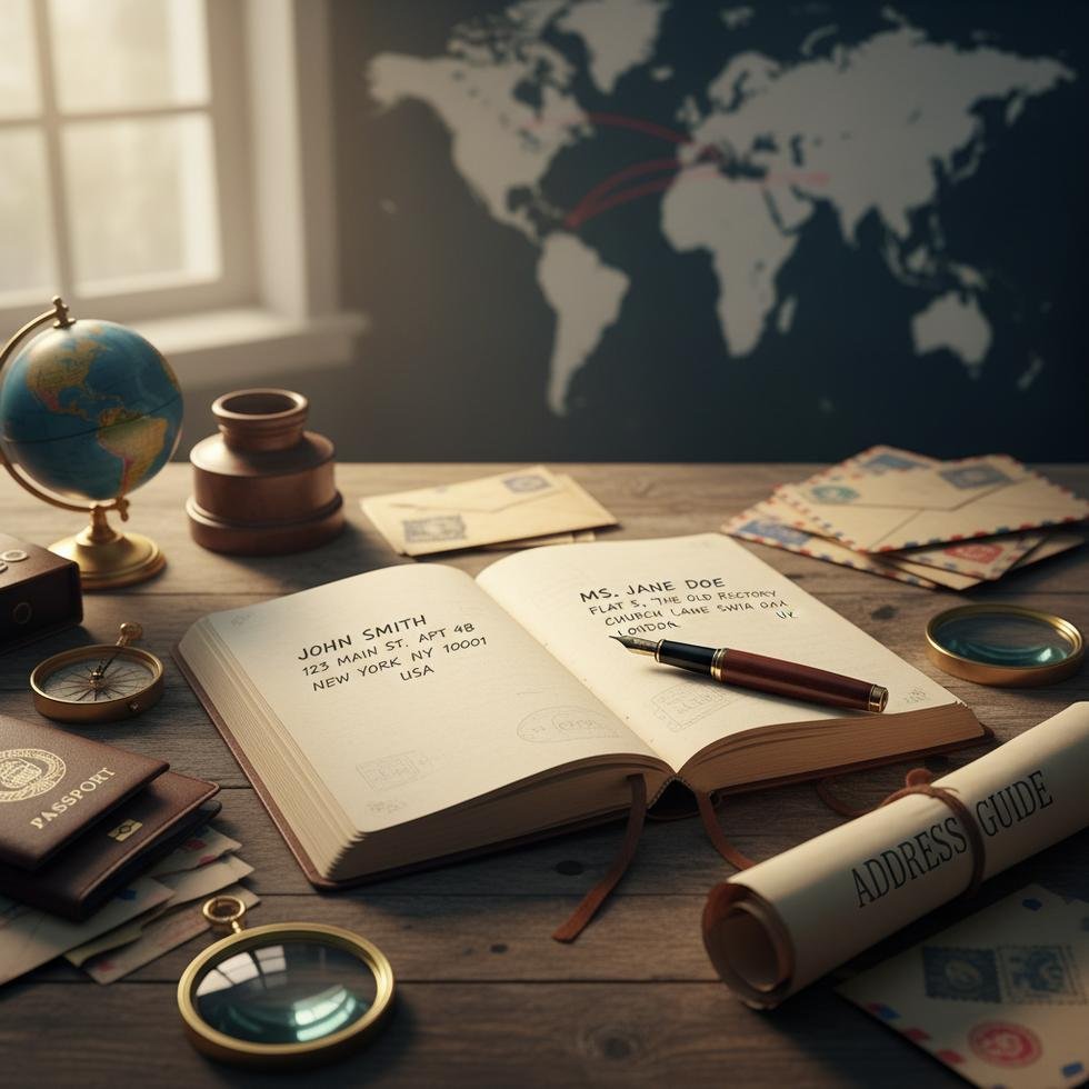 İngilizce adres formatları örnekleri ve rehber