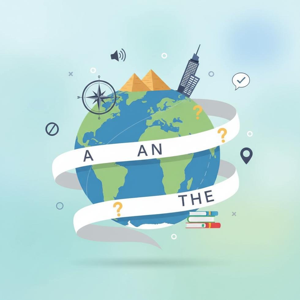 İngilizce article kuralları görseli