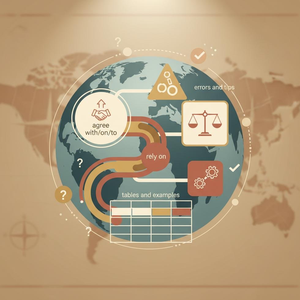 İngilizce fiil + edat kalıplarının kullanımı