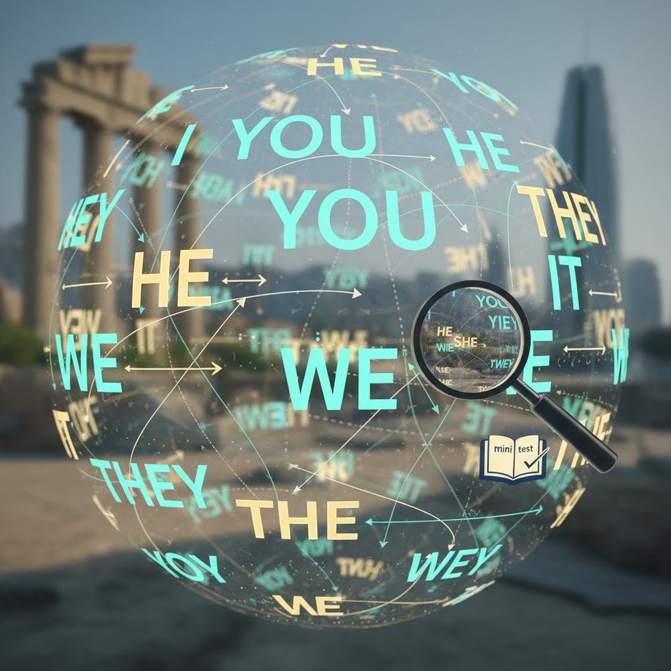 İngilizce şahıs zamirleri tablosu ve örnekler