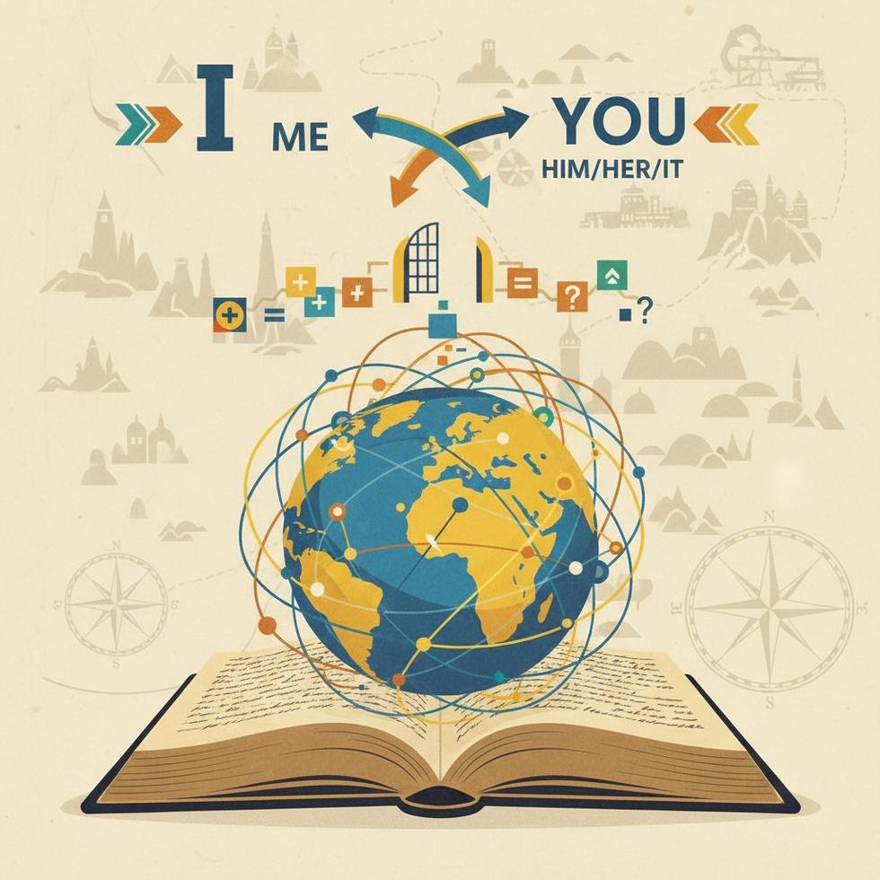 İngilizcede özne ve nesne zamirlerinin kullanımı ile ilgili grafik