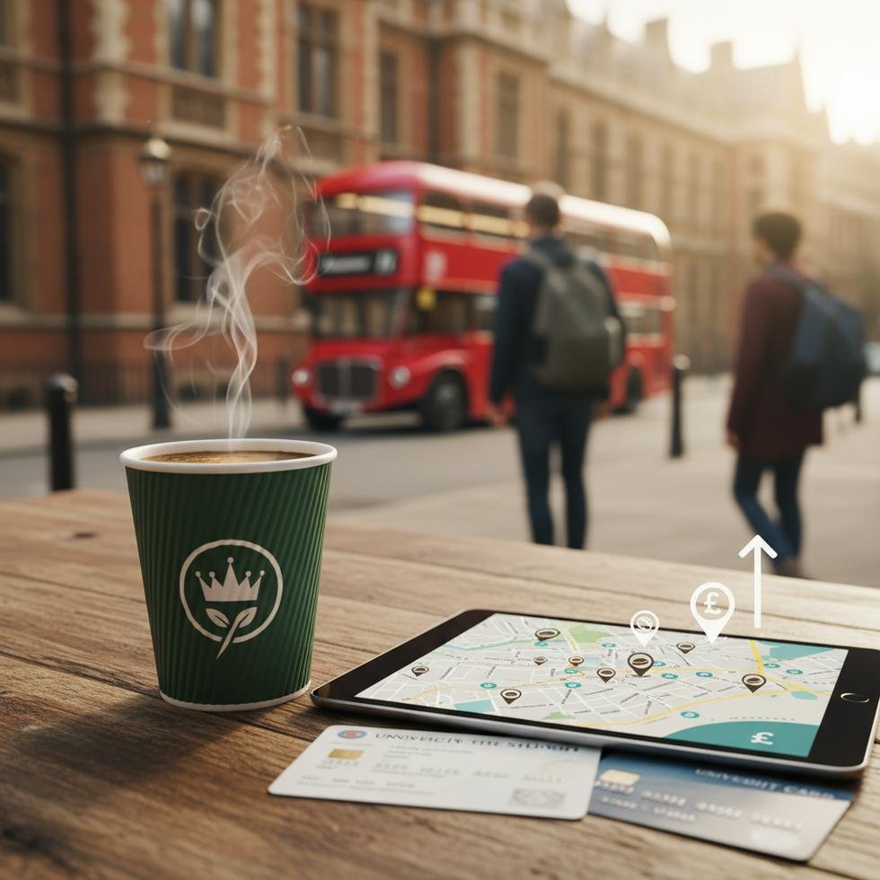 İngiltere kahve zincirlerinde öğrenci indirimi için kahve fincanları