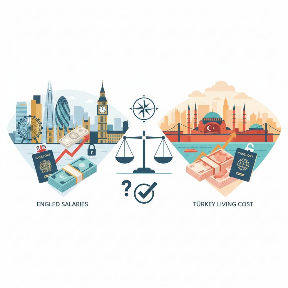 İngiltere ve Türkiye yaşam ve kariyer karşılaştırması rehberi