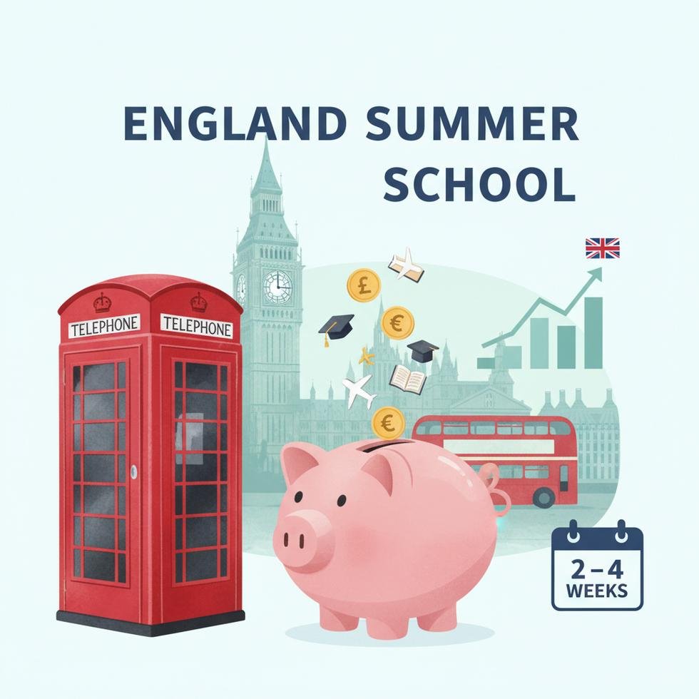 İngiltere yaz okulu bütçesi için hesaplama ve planlama detayları