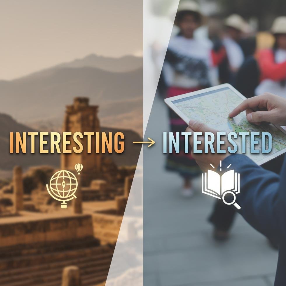 -ed ve -ing sıfatlarının kullanımı ile ilgili eğitici grafik